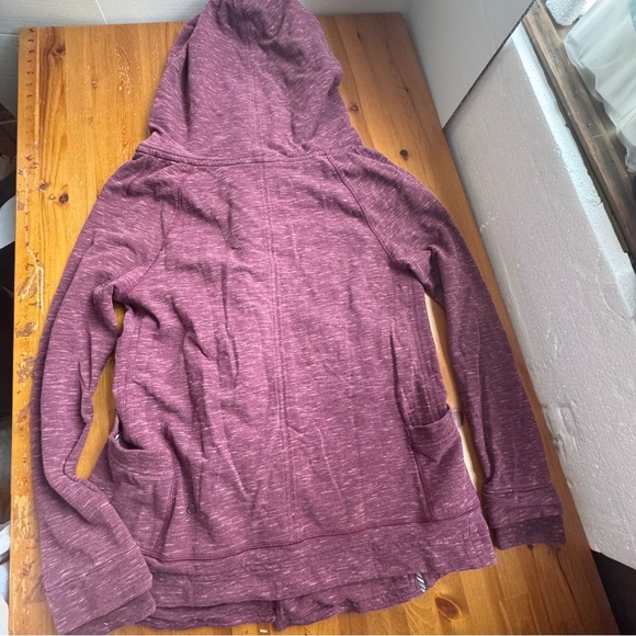 Lululemon maroon hoodie button closure size 4 - Picture 14 of 16